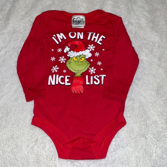 the grinch Other - (3 for $10) The grinch Christmas bodysuit